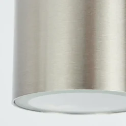 Applique murale d'extérieur Bessiebelle Acier inoxydable, 2 lumières, Détecteur de mouvement