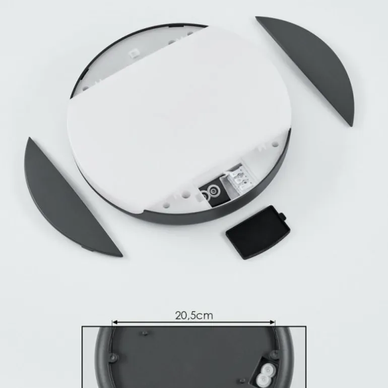 Applique murale d'extérieur Joserand LED Anthracite, 1 lumière