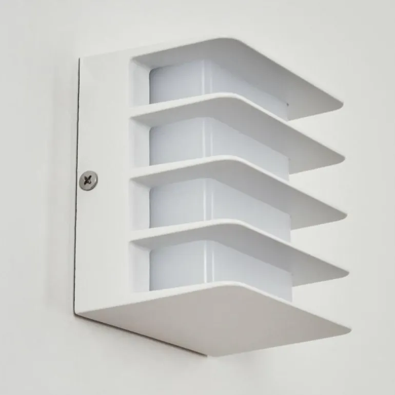 Applique murale d'extérieur Guichard LED Blanc, 1 lumière