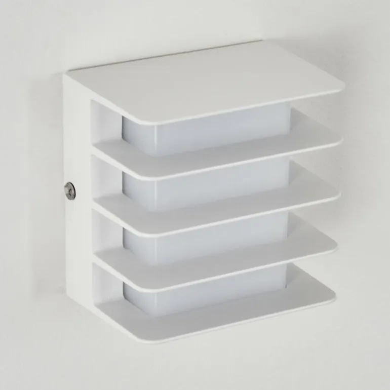 Applique murale d'extérieur Guichard LED Blanc, 1 lumière