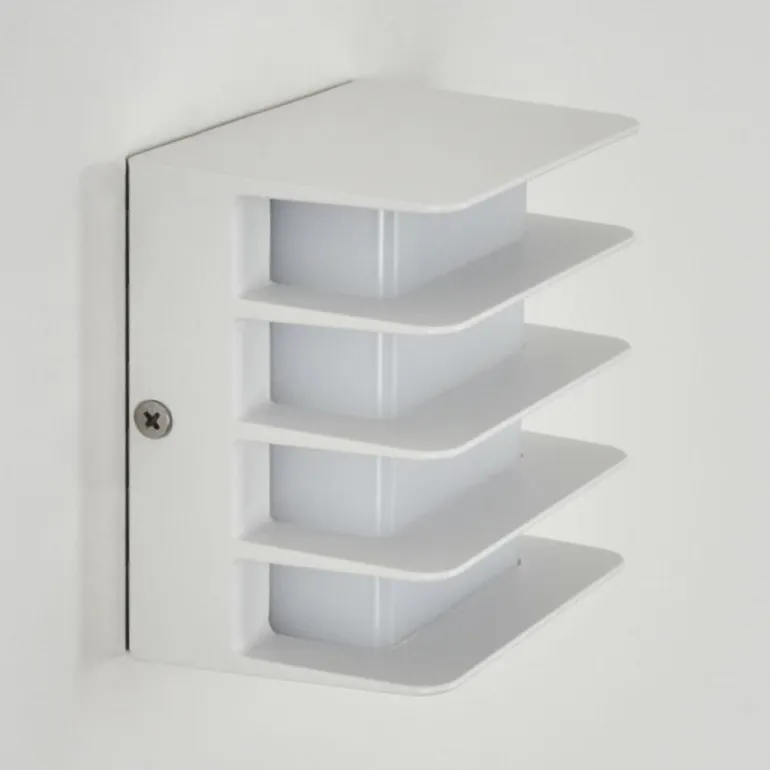 Applique murale d'extérieur Guichard LED Blanc, 1 lumière