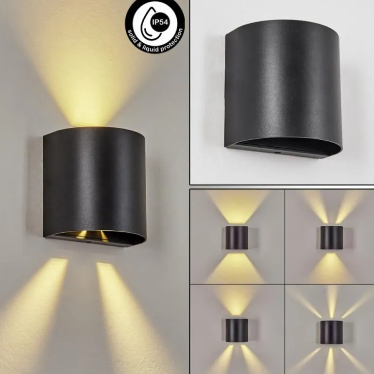 Applique murale d'extérieur Arteaga LED Noir, 1 lumière