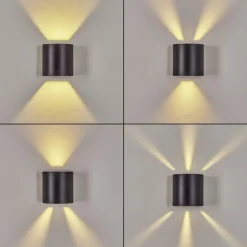 Applique murale d'extérieur Arteaga LED Noir, 1 lumière