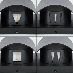 Applique murale d'extérieur Arteaga LED Noir, 1 lumière