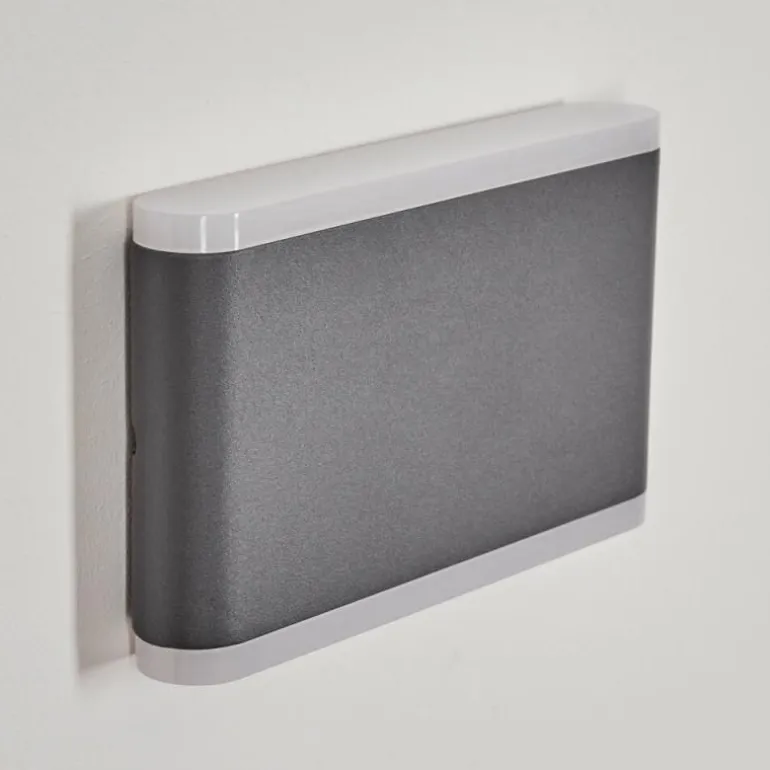 Applique murale d'extérieur Grude LED Anthracite, 2 lumières