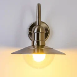Applique murale d'extérieur Elima Acier inoxydable, 1 lumière