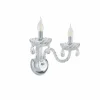 Applique murale Eglo BASILANO Chrome, 2 lumières