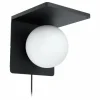 Applique murale EGLO CIGLIE Noir, 1 lumière