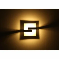 Applique murale Elesi Luce LED Argenté, 1 lumière