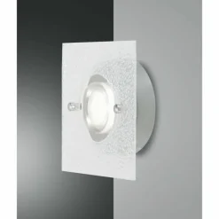 Applique murale Fabas Luce Bali LED Argenté, 1 lumière
