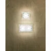 Applique murale Fabas Luce Bali LED Argenté, 2 lumières