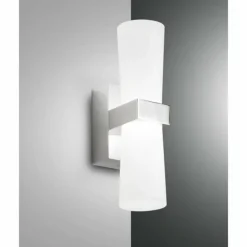 Applique murale Fabas Luce Iglesias LED Chrome, 1 lumière