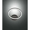 Applique murale Fabas Luce Giotto LED Noir, 1 lumière