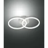 Applique murale Fabas Luce Giotto LED Blanc, 2 lumières