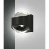 Applique murale Fabas Luce Remy LED Noir, 1 lumière
