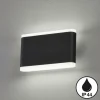 Applique murale Fischer & Honsel Scounce LED Noir, 2 lumières