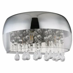 Applique murale Globo KALLA Chrome, 2 lumières