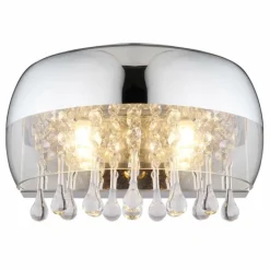 Applique murale Globo KALLA Chrome, 2 lumières