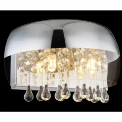 Applique murale Globo KALLA Chrome, 2 lumières