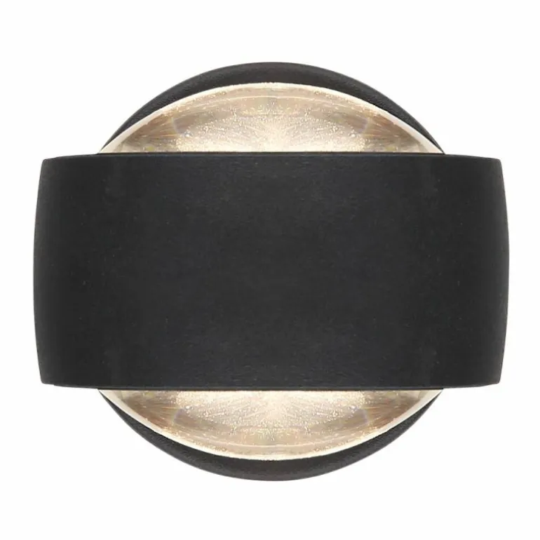 Applique murale Globo RANDI LED Noir, 2 lumières