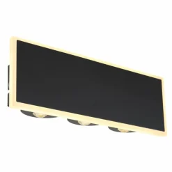 Applique murale Globo SAIDY LED Noir, 1 lumière
