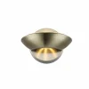 Applique murale Globo Sammy LED Laiton, 2 lumières