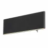 Applique murale Globo SIEGFRIED LED Noir, 1 lumière