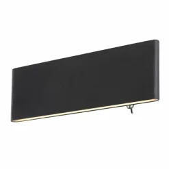 Applique murale Globo SIEGFRIED LED Noir, 1 lumière