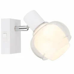 Applique murale Globo TOKKI Blanc, 1 lumière