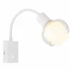 Applique murale Globo TOKKI Blanc, 1 lumière