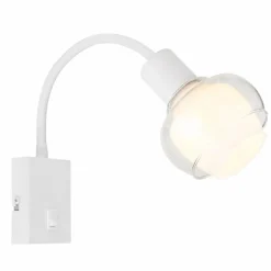Applique murale Globo TOKKI Blanc, 1 lumière