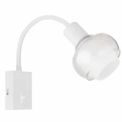 Applique murale Globo TOKKI Blanc, 1 lumière