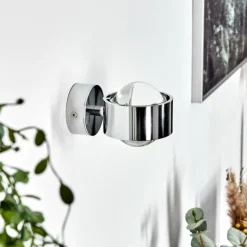 Applique murale Hofstein Sapri Chrome, 1 lumière