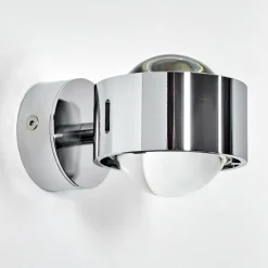 Applique murale Hofstein Sapri Chrome, 1 lumière