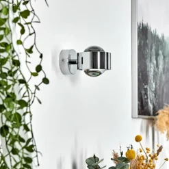 Applique murale Hofstein Sapri Chrome, 1 lumière