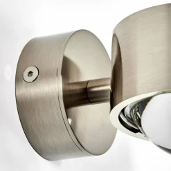 Applique murale Hofstein Sapri Nickel mat, 1 lumière