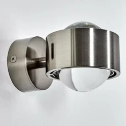 Applique murale Hofstein Sapri Nickel mat, 1 lumière