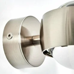 Applique murale Hofstein Sapri Nickel mat, 1 lumière