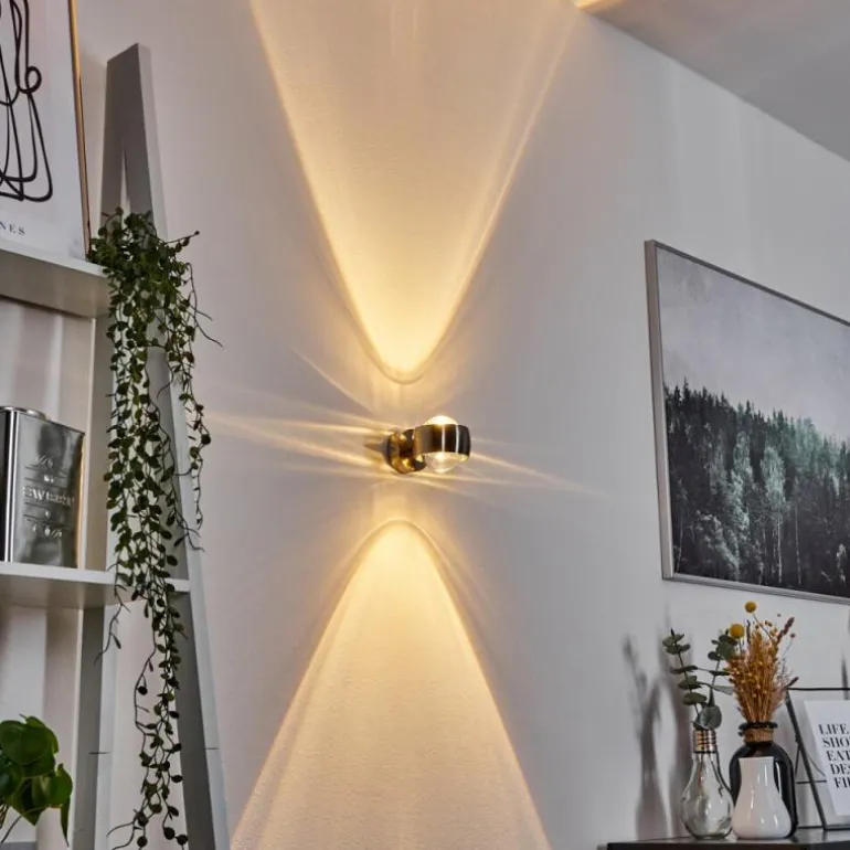 Applique murale Hofstein Sapri Nickel mat, 1 lumière