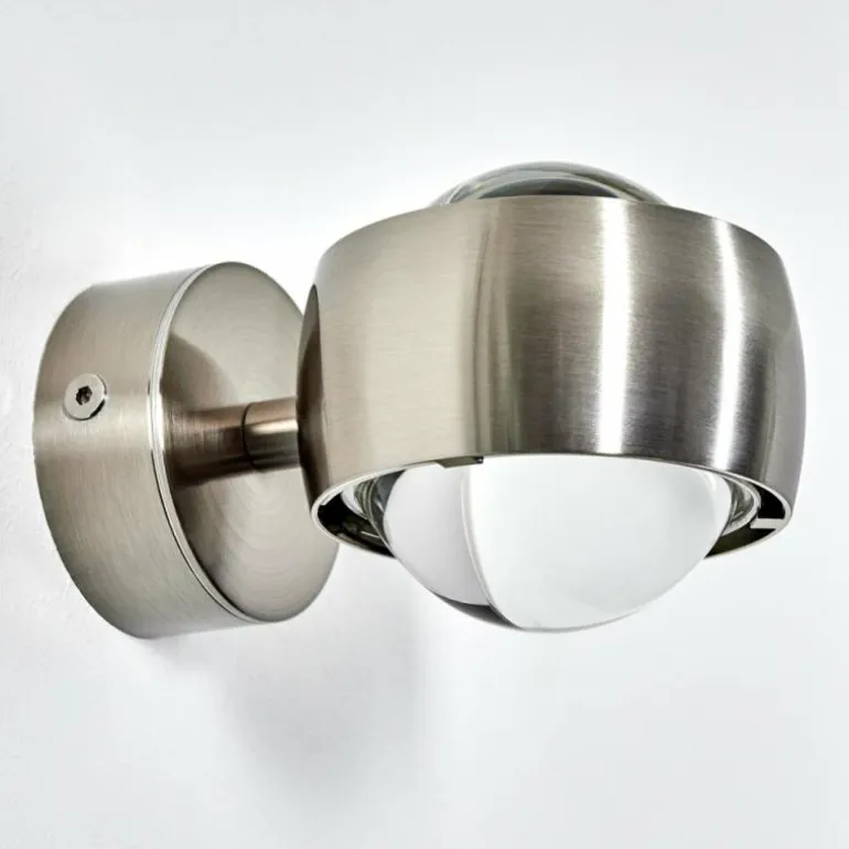 Applique murale Hofstein Sapri Nickel mat, 1 lumière