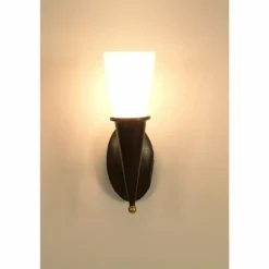 Applique murale Holländer TORCIA CONO Brun doré, 1 lumière