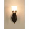 Applique murale Holländer TORCIA FOGLIE Brun doré, 1 lumière