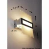 Applique murale Honsel Luz LED Chrome, 1 lumière
