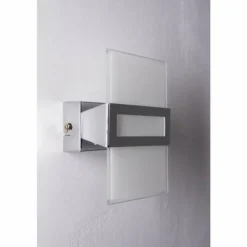 Applique murale Honsel Luz LED Chrome, 1 lumière