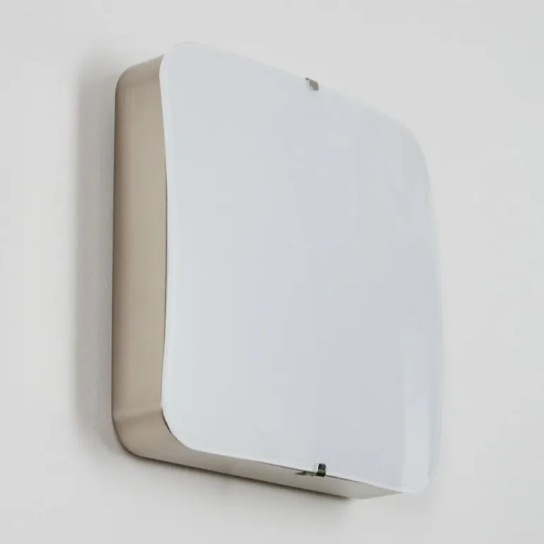 Applique murale Hutton LED Nickel mat, 1 lumière