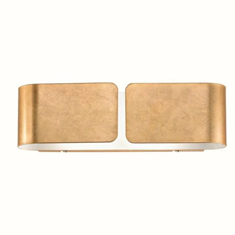 Applique murale Ideal Lux CLIP Or, 2 lumières