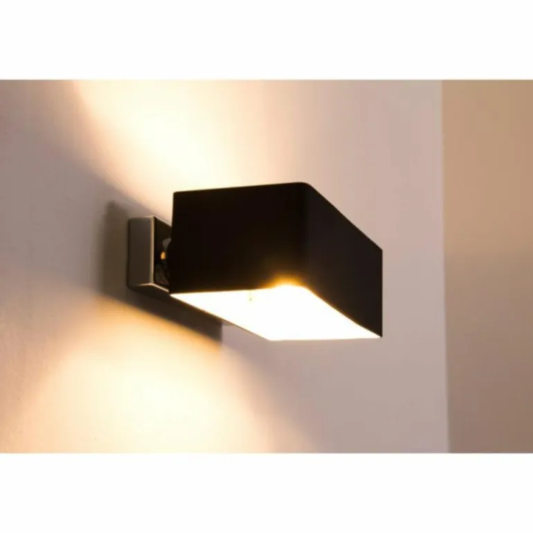 Applique murale Ideallux BOX AP2 Noir, 2 lumières