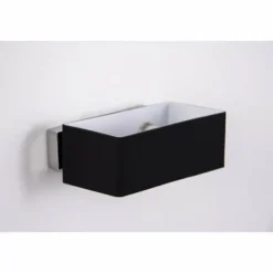 Applique murale Ideallux BOX AP2 Noir, 2 lumières