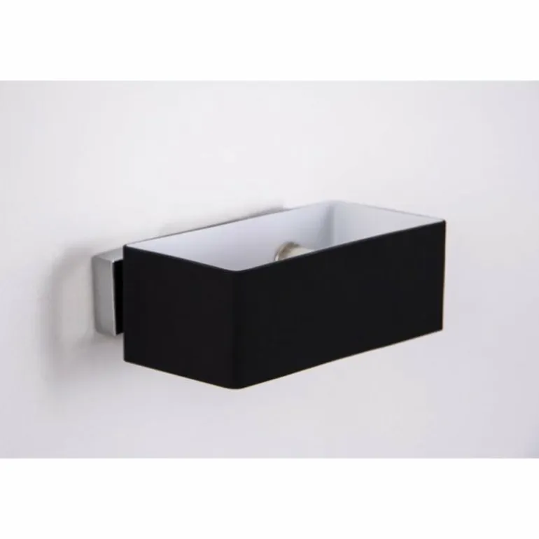 Applique murale Ideallux BOX AP2 Noir, 2 lumières