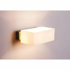 Applique murale Ideallux BOX AP2 Chrome, 2 lumières